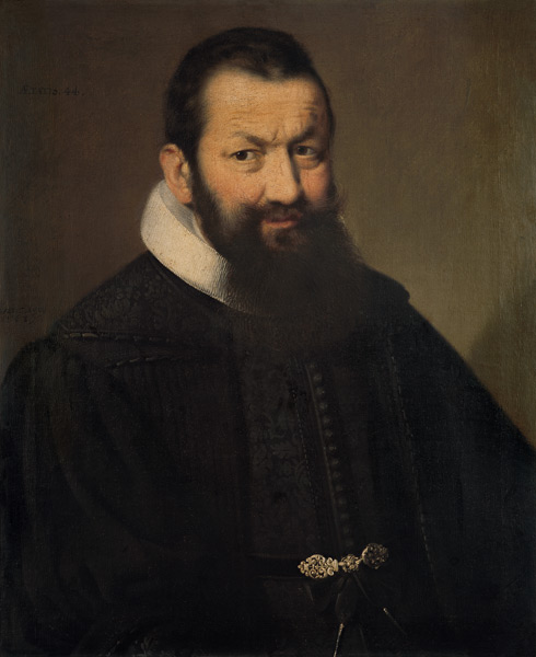 Portrait of the Basel mayor Johann Rudolf Wettstein od Samuel Hofmann