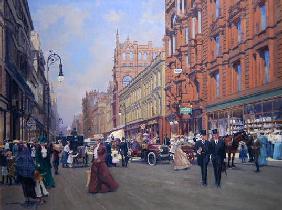 Buchanan Street in 1910 (oil on canvas)