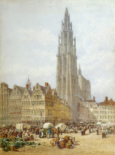 Grande Place, Antwerp od Samuel John Hodson