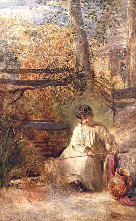 A Boy Fishing od Samuel Palmer