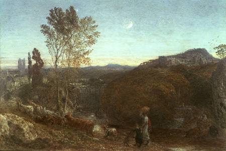Going Home at Curfew Time od Samuel Palmer