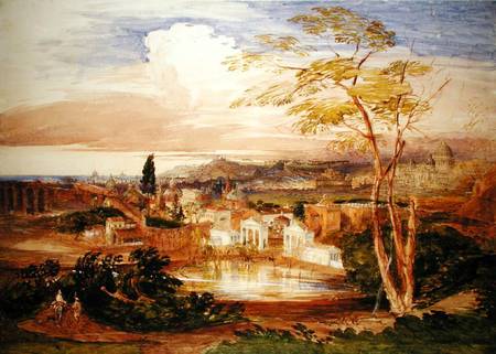 Rome from the Borghese Gardens od Samuel Palmer