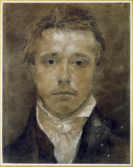 Self Portrait, c.1826 (black chalk heightened with white on paper) od Samuel Palmer