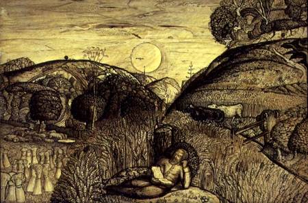 Valley Thick with Corn od Samuel Palmer