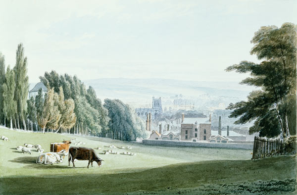 Bristol from below the Royal Fort, Tyndall's Park od Samuel R.W.S. Jackson