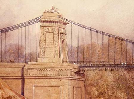 Detail of the Approved Design for the Clifton Suspension Bridge od Samuel R.W.S. Jackson