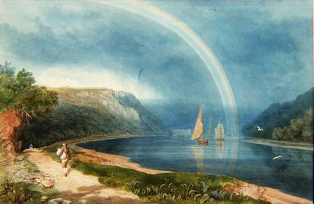 Rainbow on the River Avon od Samuel R.W.S. Jackson