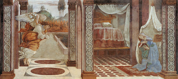 Botticelli, Annunciation for S.Martino od Sandro Botticelli