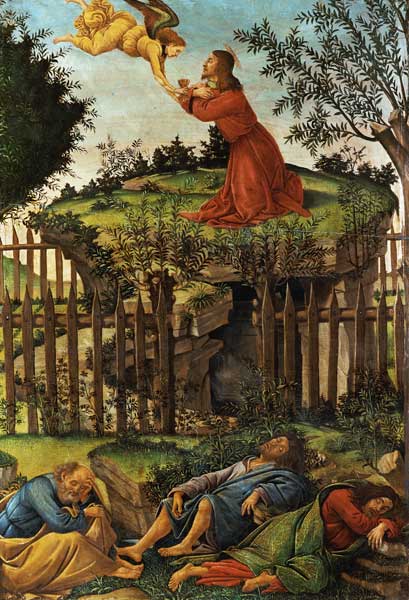 Christ at Mount o.Olives od Sandro Botticelli