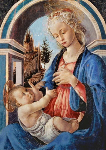 The virgin with the child od Sandro Botticelli