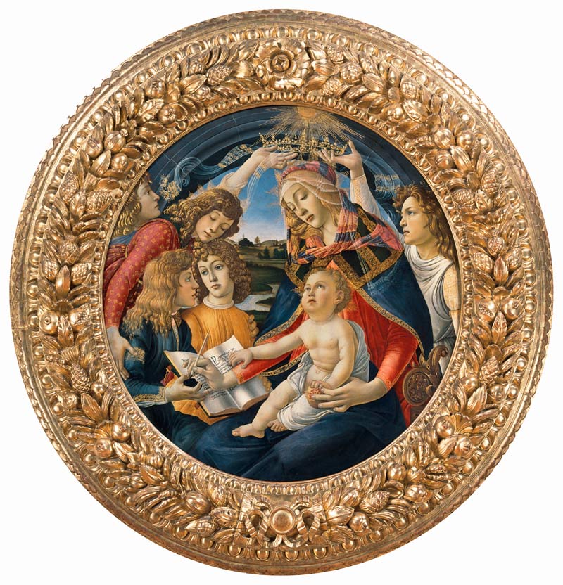 Mary with Child / Botticelli / c.1483 od Sandro Botticelli