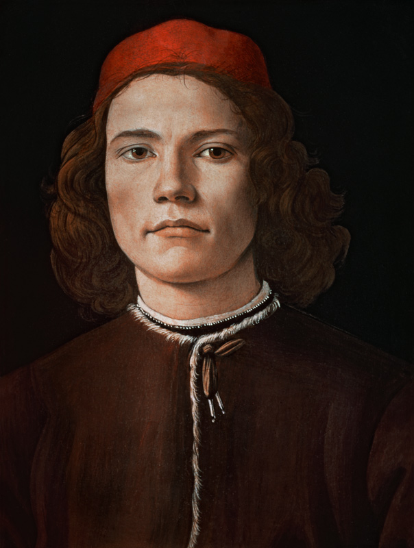 Portrait of a Young Man od Sandro Botticelli