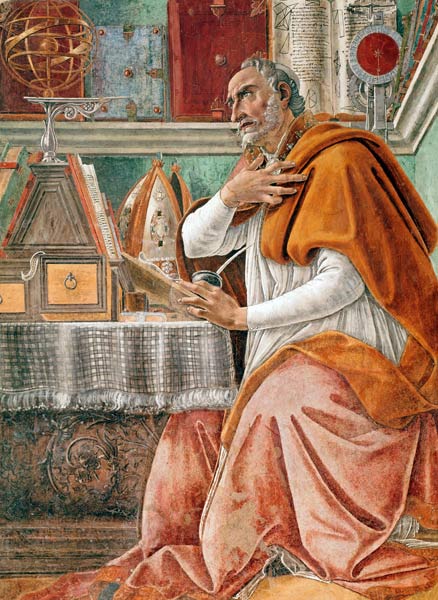 St.Augustine in his Cell od Sandro Botticelli