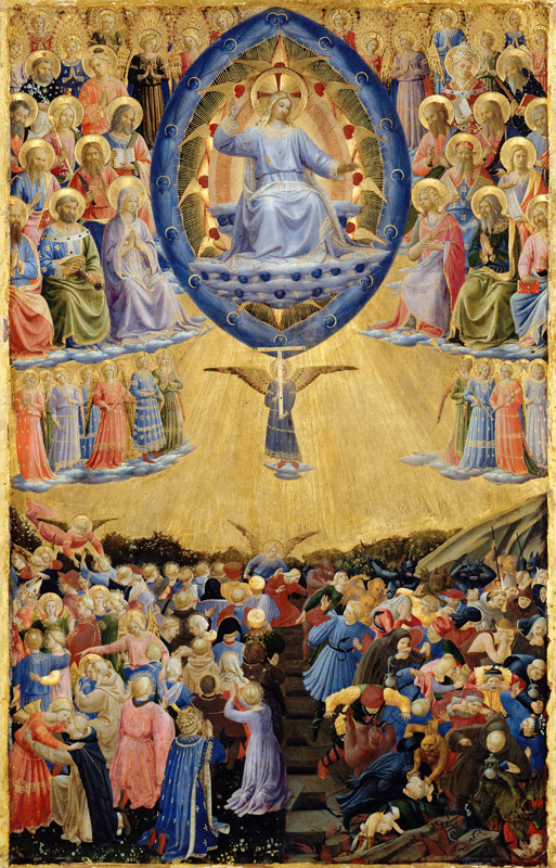 The Last Judgment (Winged Altar, Central Panel) od Sandro Botticelli