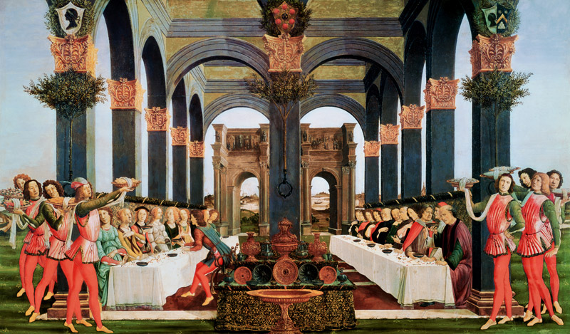 The Wedding Feast od Sandro Botticelli