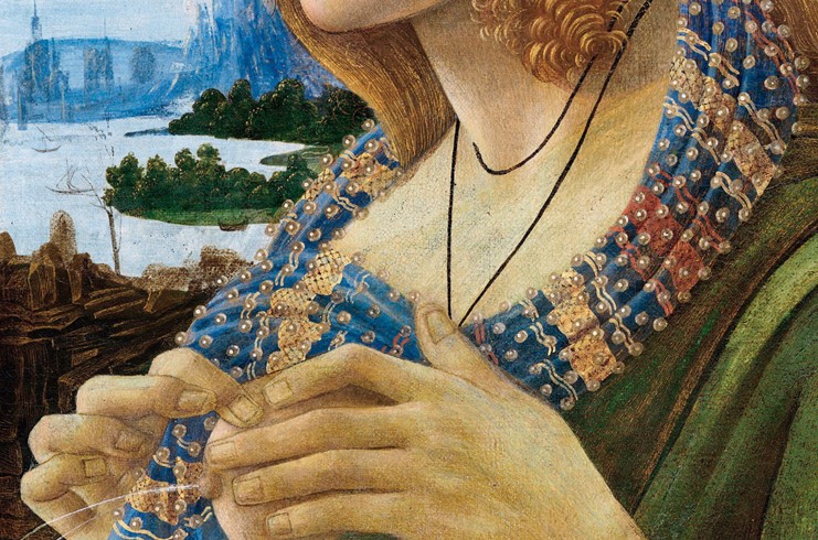 Allegorical Portrait of a Woman (Simonetta Vespucci). Detail od Sandro Botticelli
