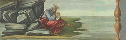 Altar von San Marco: Johannes der Evangelist. od Sandro Botticelli