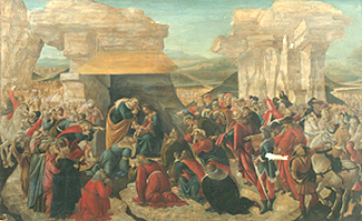 Die Anbetung der Hirten (unvollständig). od Sandro Botticelli
