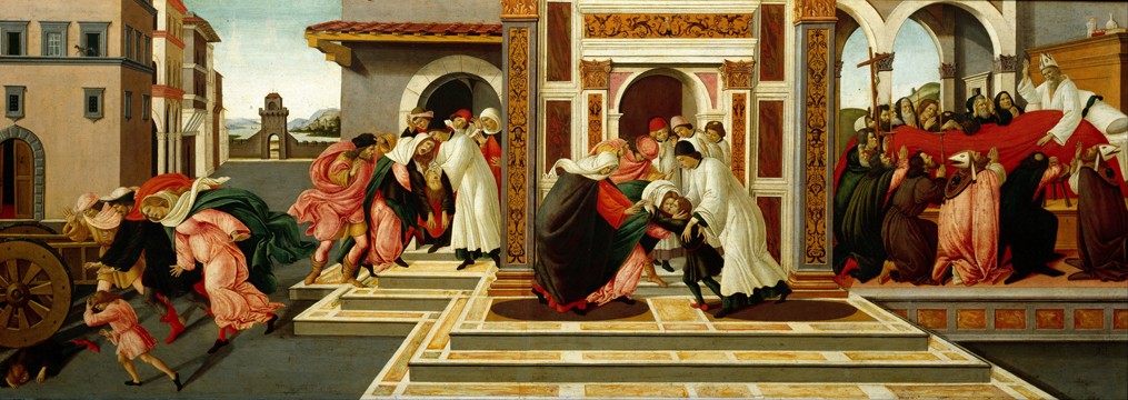 Last Miracle and the Death of Saint Zenobius od Sandro Botticelli