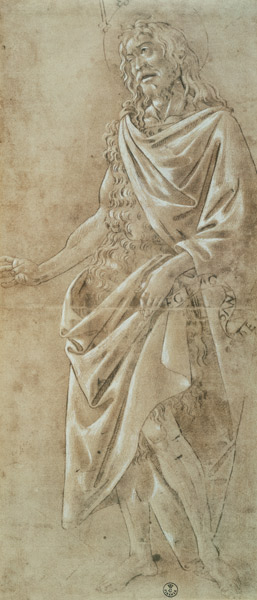 Study of St. John the Baptist od Sandro Botticelli