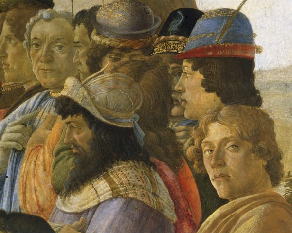 Botticelli, Worship Kings, section. od Sandro Botticelli