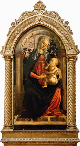 Botticelli, Madonna im Rosenhag od Sandro Botticelli