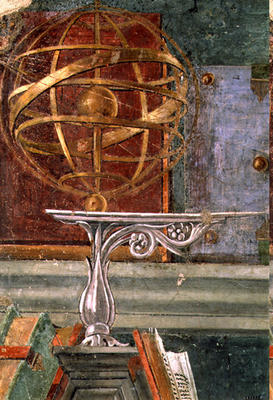 Detail from St.Augustine in his study showing an armillary sphere (see also 44371) od Sandro Botticelli