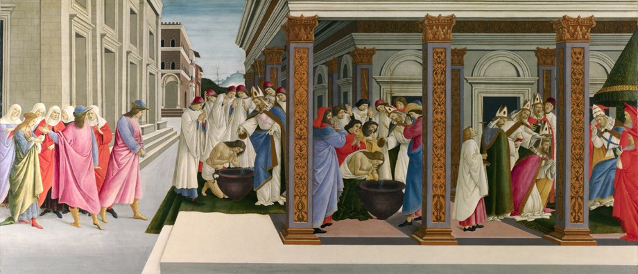 Three Miracles of Saint Zenobius od Sandro Botticelli