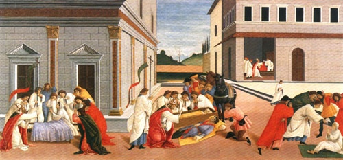 Three wonders of the sacred Zenobius od Sandro Botticelli