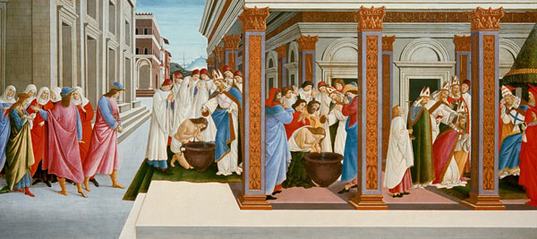 Youth and first wonder of the sacred Zenobius od Sandro Botticelli