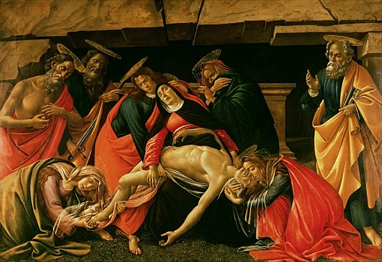 Lamentation of Christ. c.1490 od Sandro Botticelli