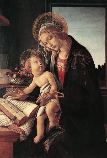 Botticelli, Madonna del Libro    t od Sandro Botticelli