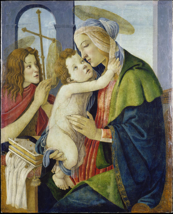 Madonna and Child with the Infant St. John od Sandro Botticelli