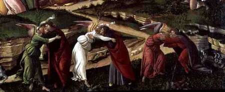 Mystic Nativity  (detail of 22825) od Sandro Botticelli