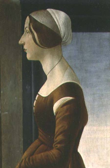 Portrait of a Woman (the Beautiful Simonetta) od Sandro Botticelli