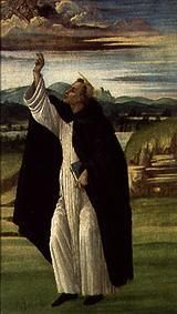 Preaching St. Dominikus. od Sandro Botticelli
