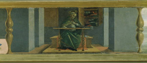 S.Botticelli, Augustinus in der Zelle od Sandro Botticelli