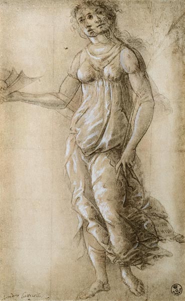 Study of Athene od Sandro Botticelli
