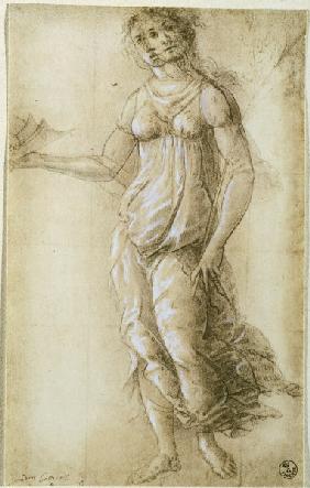 Botticelli / Female allegorical figure