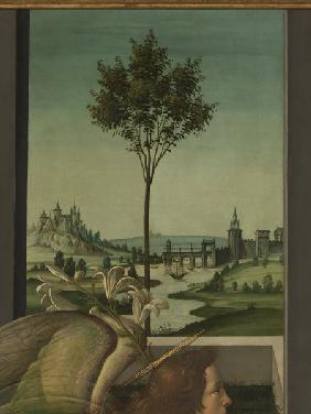 Botticelli, Verkündigung, Flusslandsch..