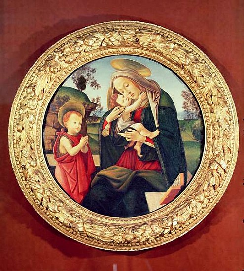 Virgin and Child with John the Baptist od Sandro Botticelli
