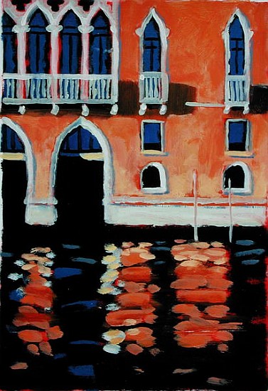 Palazzo, Venice (oil on card)  od Sara  Hayward