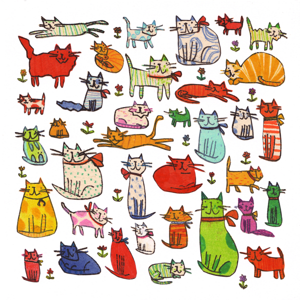 Thirty eight cats od Sarah Battle