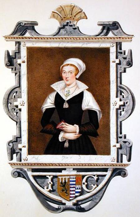 Portrait of Lady Jane Grey (1537-54) 'Nine-Days Queen' from 'Memoirs of the Court of Queen Elizabeth od Sarah Countess of Essex