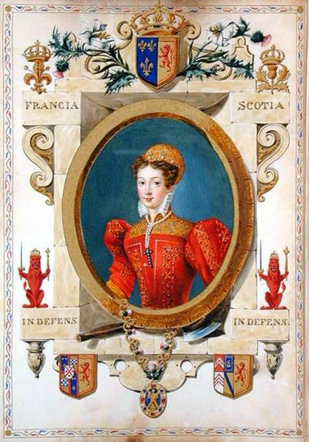 Portrait of Mary Queen of Scots (1542-87) from 'Memoirs of the Court of Queen Elizabeth' od Sarah Countess of Essex