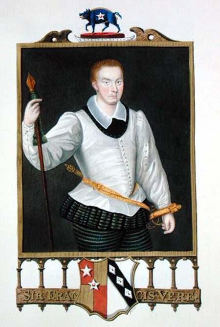 Portrait of Sir Francis Vere (1560-1609) from 'Memoirs of the Court of Queen Elizabeth' od Sarah Countess of Essex