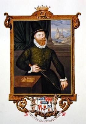 Portrait of James Douglas (c.1516-81) 4th Earl of Morton from 'Memoirs of the court of Queen Elizabe