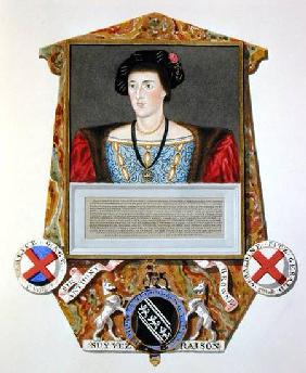 Portrait of Sir Anthony Browne (1500-48) from 'Memoirs of the Court of Queen Elizabeth'