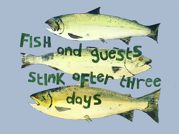 Fish & guests od Sarah Thompson-Engels