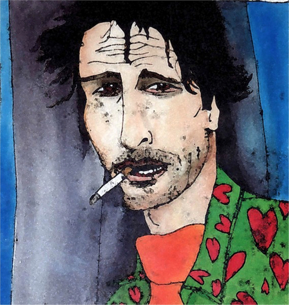 Man with cigarette od Sarah Thompson-Engels